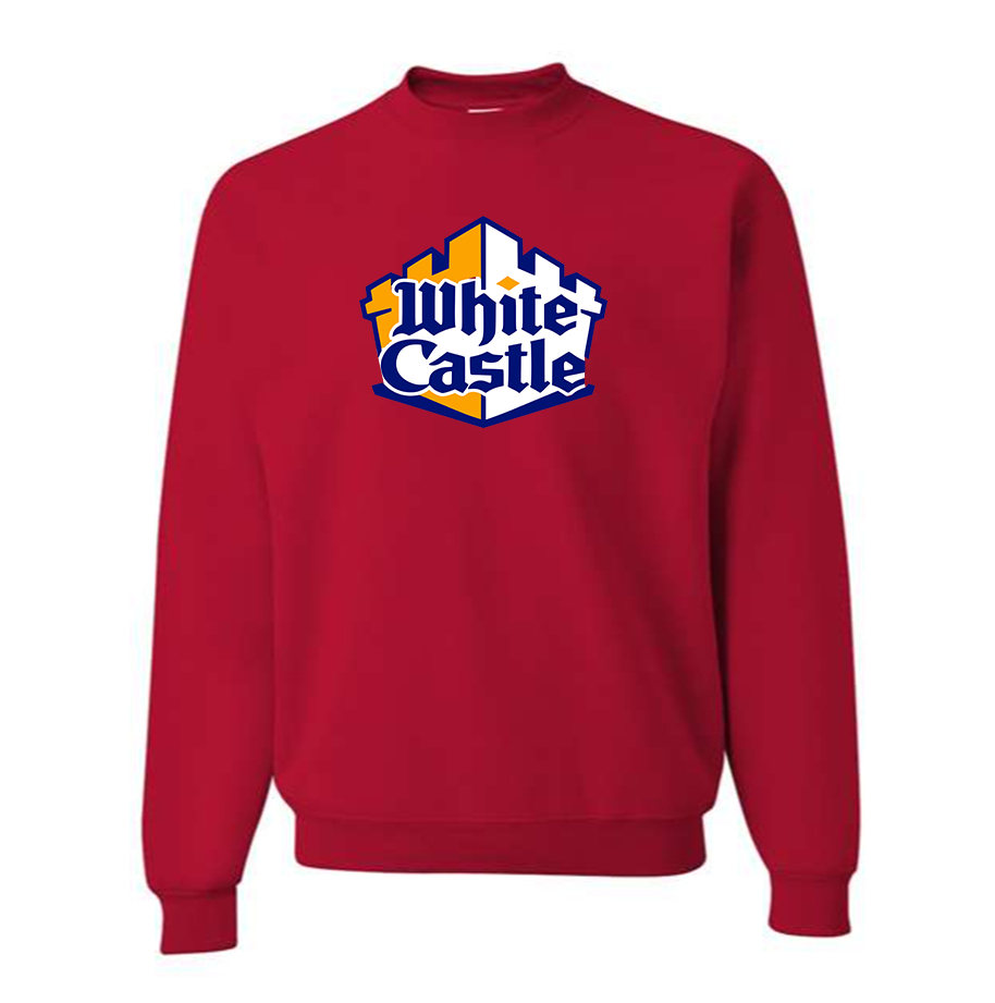 Men's White Castle Crewneck Sweatshirt