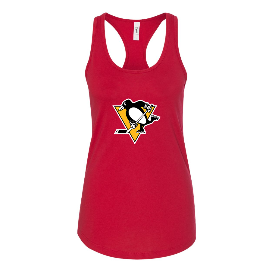 Women's NHL Pittsburgh Penguins Racerback Tank Top