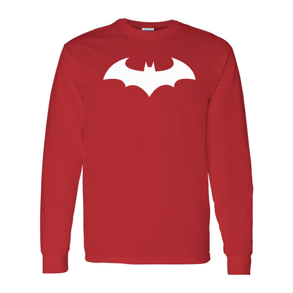 Men's Batman Gildan Heavy Cotton Long Sleeve T-Shirt