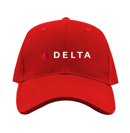 Delta Airlines Dad Baseball Cap Hat