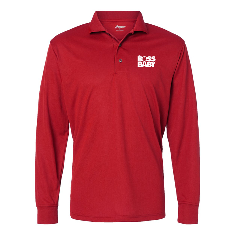 Men's Boss Baby Paragon Prescott Long Sleeve Polo