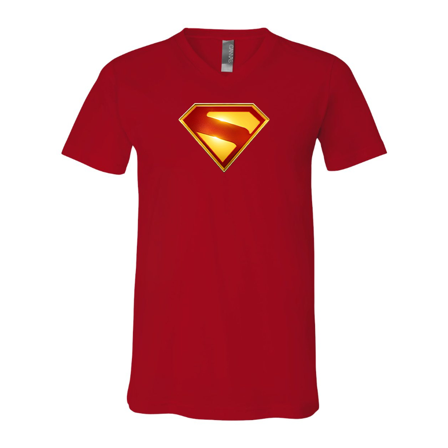 Superman 2025 BELLA  CANVAS  Jersey V-Neck Tee
