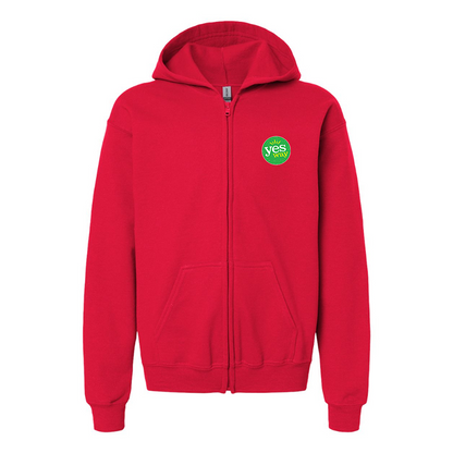 Youth's Yes Way  Gildan Heavy Blend Full-Zip Hooded Sweatshirt
