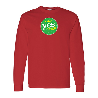 Men's Yes Way  Gildan Heavy Cotton Long Sleeve T-Shirt