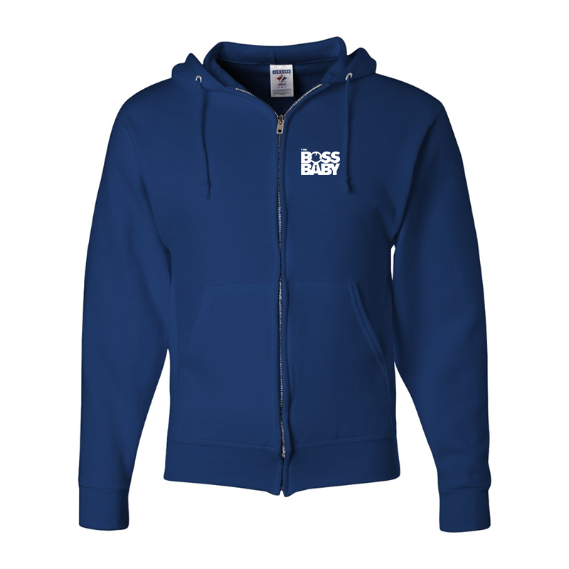Men's Boss Baby JERZEES NuBlend Full Zip Hooded Sweatshirt
