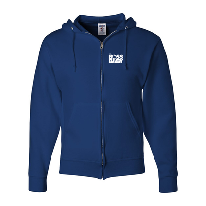 Men's Boss Baby JERZEES NuBlend Full Zip Hooded Sweatshirt