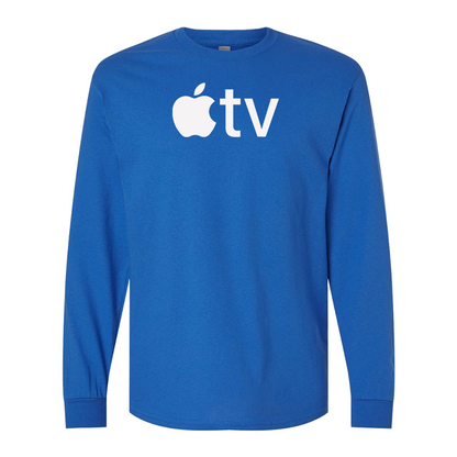 Men's Apple TV  Gildan Heavy Cotton Long Sleeve T-Shirt