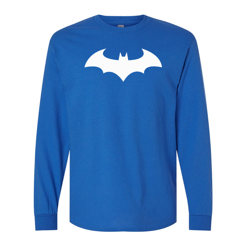 Men's Batman Gildan Heavy Cotton Long Sleeve T-Shirt