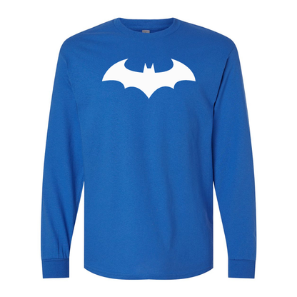 Men's Batman Gildan Heavy Cotton Long Sleeve T-Shirt