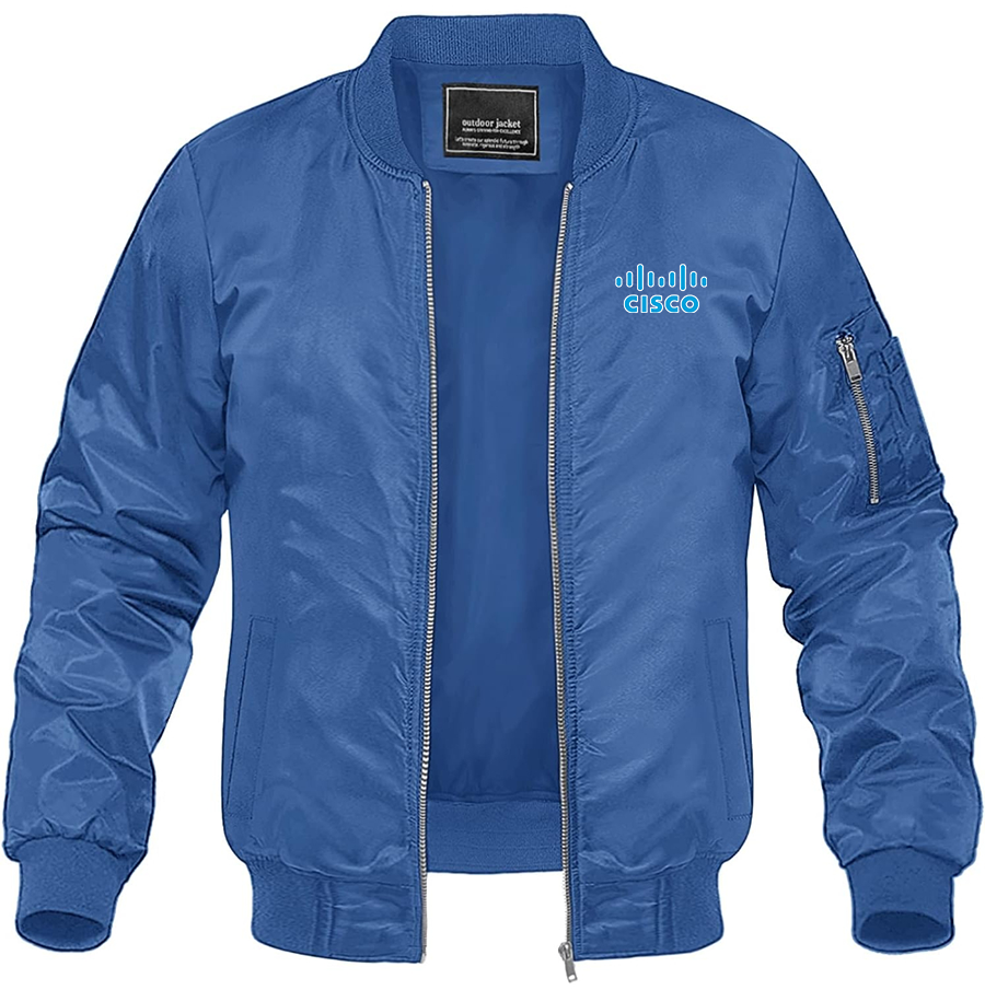 Men's Cisco Lightweight Bomber Jacket Windbreaker Softshell Varsity Jacket