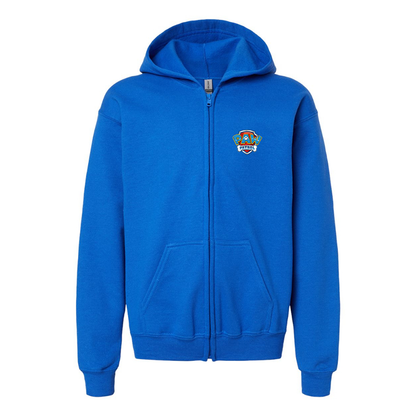 Youth's Paw Patrol Gildan Heavy Blend Full-Zip Hooded Sweatshirt