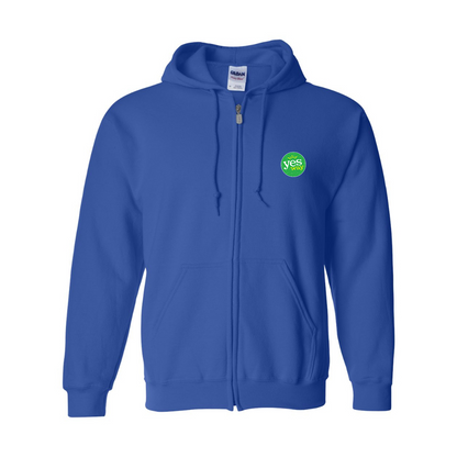 Men's Yes Way JERZEES NuBlend Full Zip Hooded Sweatshirt
