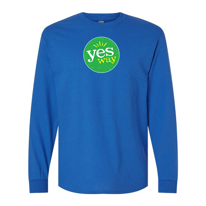 Men's Yes Way  Gildan Heavy Cotton Long Sleeve T-Shirt