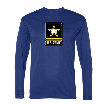 Men's  U.S. ARMY Polyester Long Sleeve T-Shirt