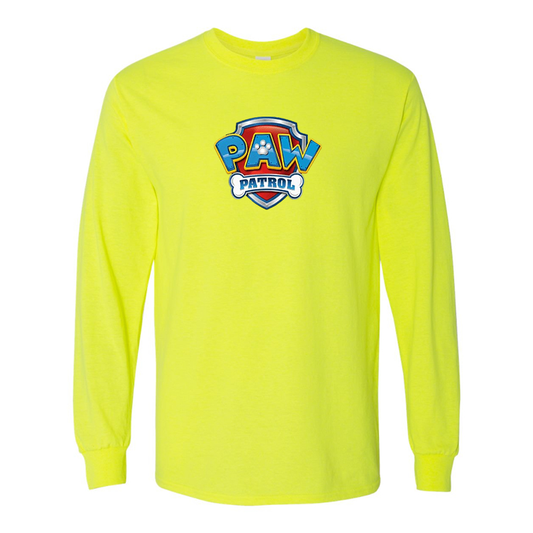 Men's Paw Patrol Gildan Heavy Cotton Long Sleeve T-Shirt
