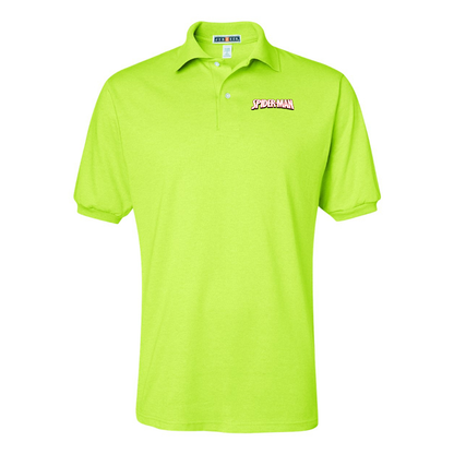 Men's Spider Man JERZEES  SpotShield Polo