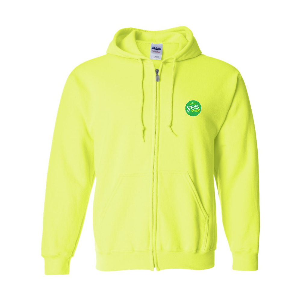 Men's Yes Way JERZEES NuBlend Full Zip Hooded Sweatshirt