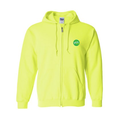 Men's Yes Way JERZEES NuBlend Full Zip Hooded Sweatshirt