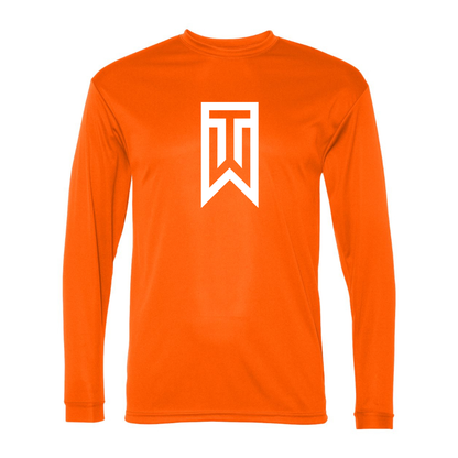 Men's Tiger Woods Polyester Long Sleeve T-Shirt