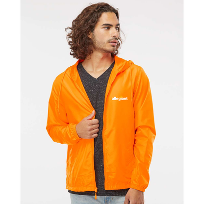 Men's Allegiant Air Independent Trading Co Lightweight Windbreaker Full-Zip Jacket