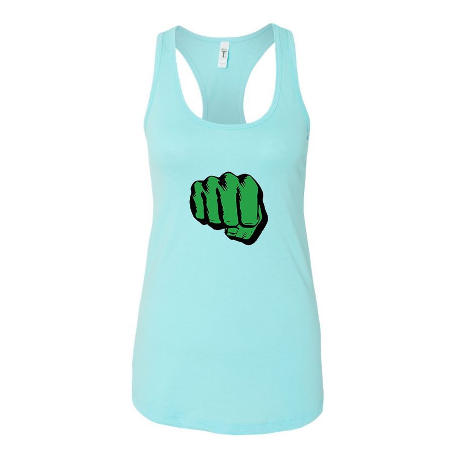 Women's Hulk Punch Racerback Tank Top