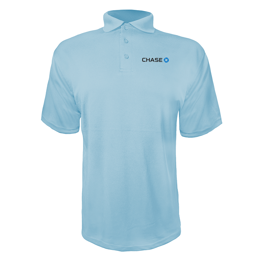 Men' Chase Bank Polyester Polos