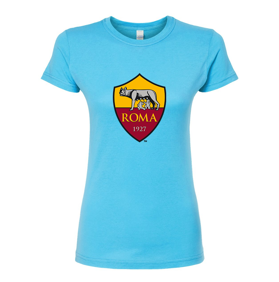 Women's AS Roma Round Neck T-Shirt