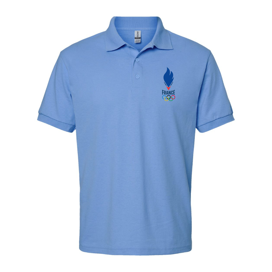 Men's France Olympia 2024 Dry Blend Polo