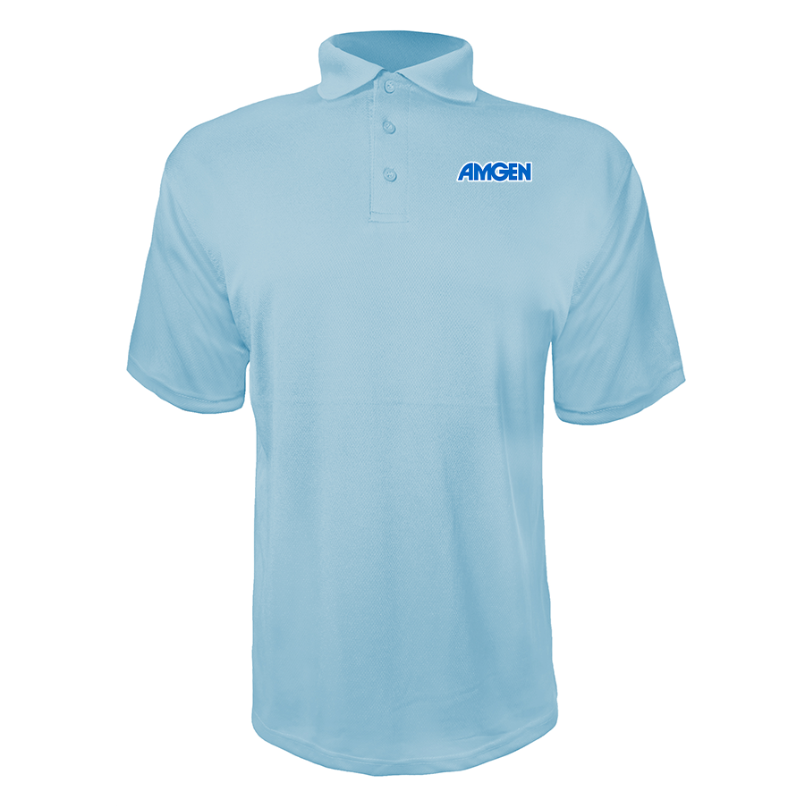 Men' Amgen Polyester Polos