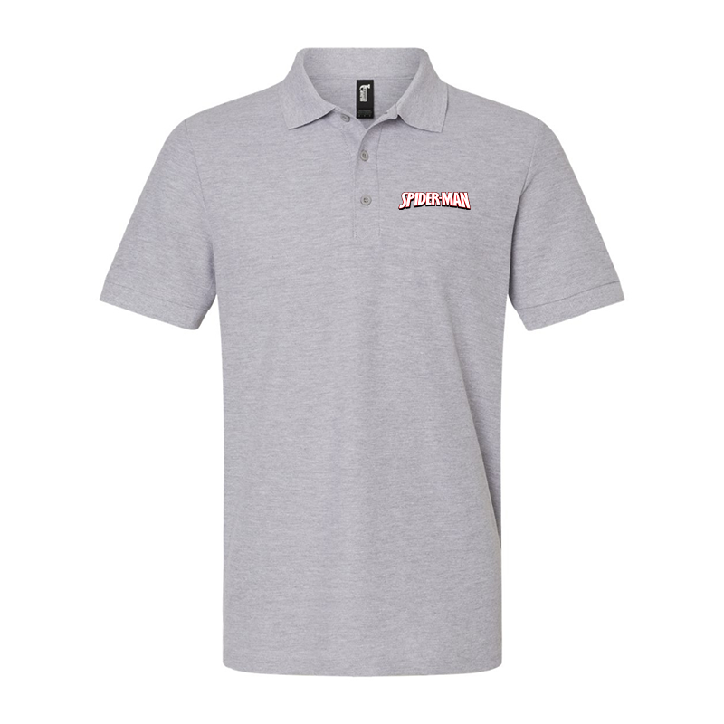 Men's Spider Man  Gildan Hammer Pique Polo