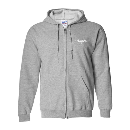 Men's Tupac Gildan Heavy Blend Full-Zip Hooded Sweatshirt