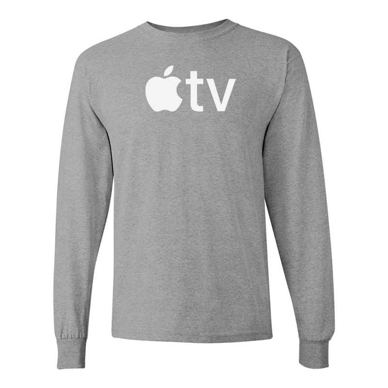 Men's Apple TV  Gildan Heavy Cotton Long Sleeve T-Shirt