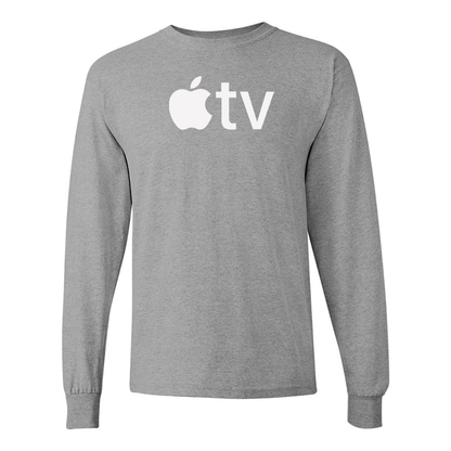 Men's Apple TV  Gildan Heavy Cotton Long Sleeve T-Shirt