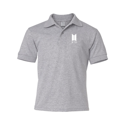 Youth's BTS Gildan Dry Blend Jersey Polo