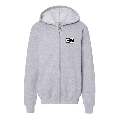 Youth's Cartoon Network Gildan Heavy Blend Full-Zip Hooded Sweatshirt