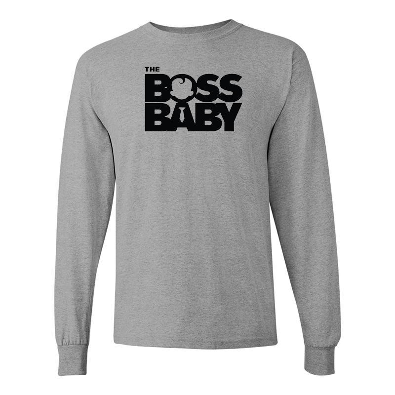 Men's Boss Baby  Gildan Heavy Cotton Long Sleeve T-Shirt