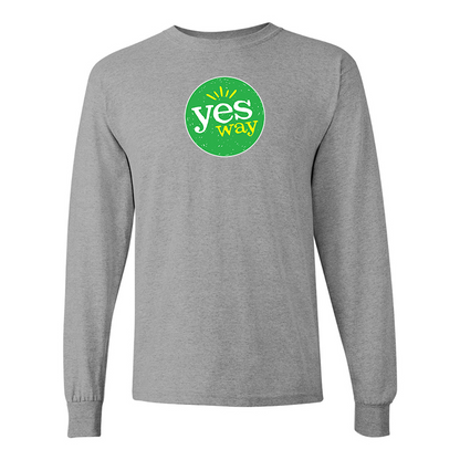 Men's Yes Way  Gildan Heavy Cotton Long Sleeve T-Shirt