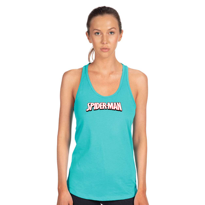 Women's Spider Man Next Level Ideal Racerback Tank