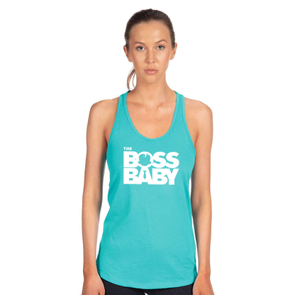 Women's Boss Baby  Next Level Ideal Racerback Tank