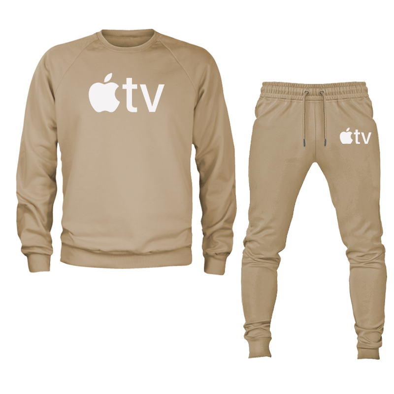 Men's Apple TV  Crewneck Sweatshirt Joggers Set