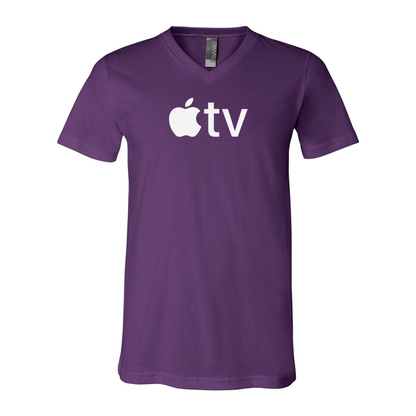 Apple TV BELLA  CANVAS  Jersey V-Neck Tee