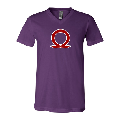 God Of War BELLA  CANVAS  Jersey V-Neck Tee