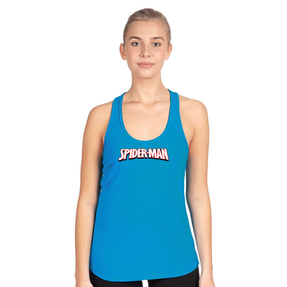 Women's Spider Man Next Level Ideal Racerback Tank