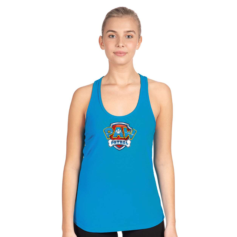 Women's Paw Patrol Next Level Ideal Racerback Tank