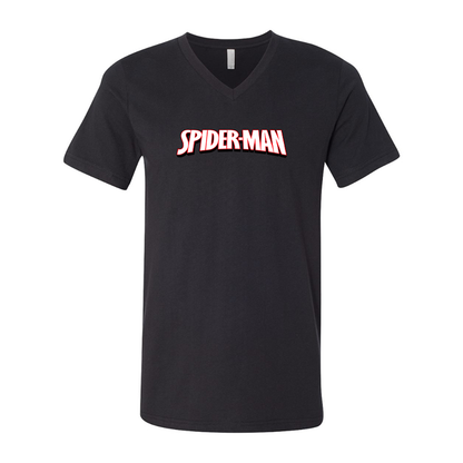 Spider Man BELLA  CANVAS  Jersey V-Neck Tee