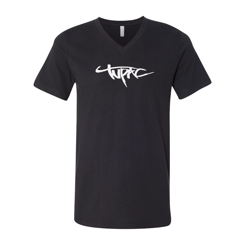 Tupac BELLA  CANVAS  Jersey V-Neck Tee