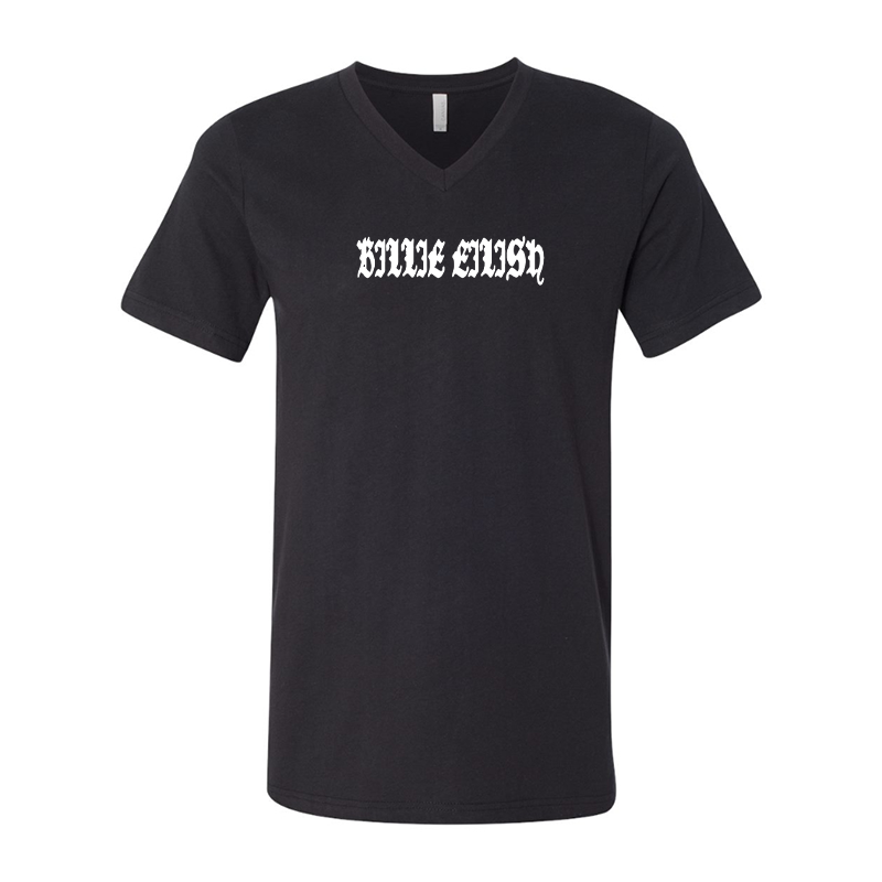 Billie Eilish BELLA  CANVAS  Jersey V-Neck Tee