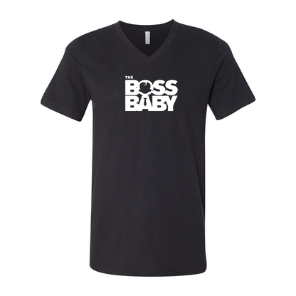 Boss Baby BELLA  CANVAS  Jersey V-Neck Tee