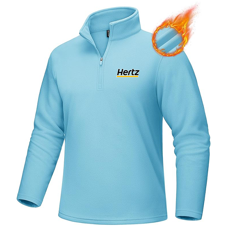 Men's Hertz MAGCOMSEN Quarter-Zip Pullover Polar Fleece Sweatshirt Stand Collar Long Sleeve Shirt for Men Thermal Winter Fall