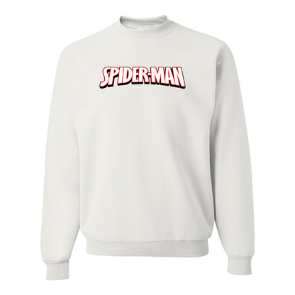 Men's Spider ManJERZEES NuBlend Crewneck Sweatshirt